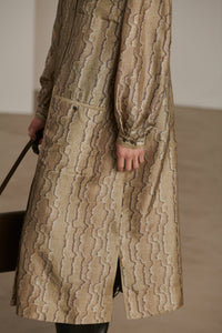 GRIS/VERT ROBE CHAINE & TRAME BELLE