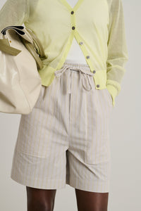 GRIS CLAIR/ECRU SHORT EMERIC