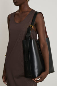 Delia cotton maxi dress - Brown