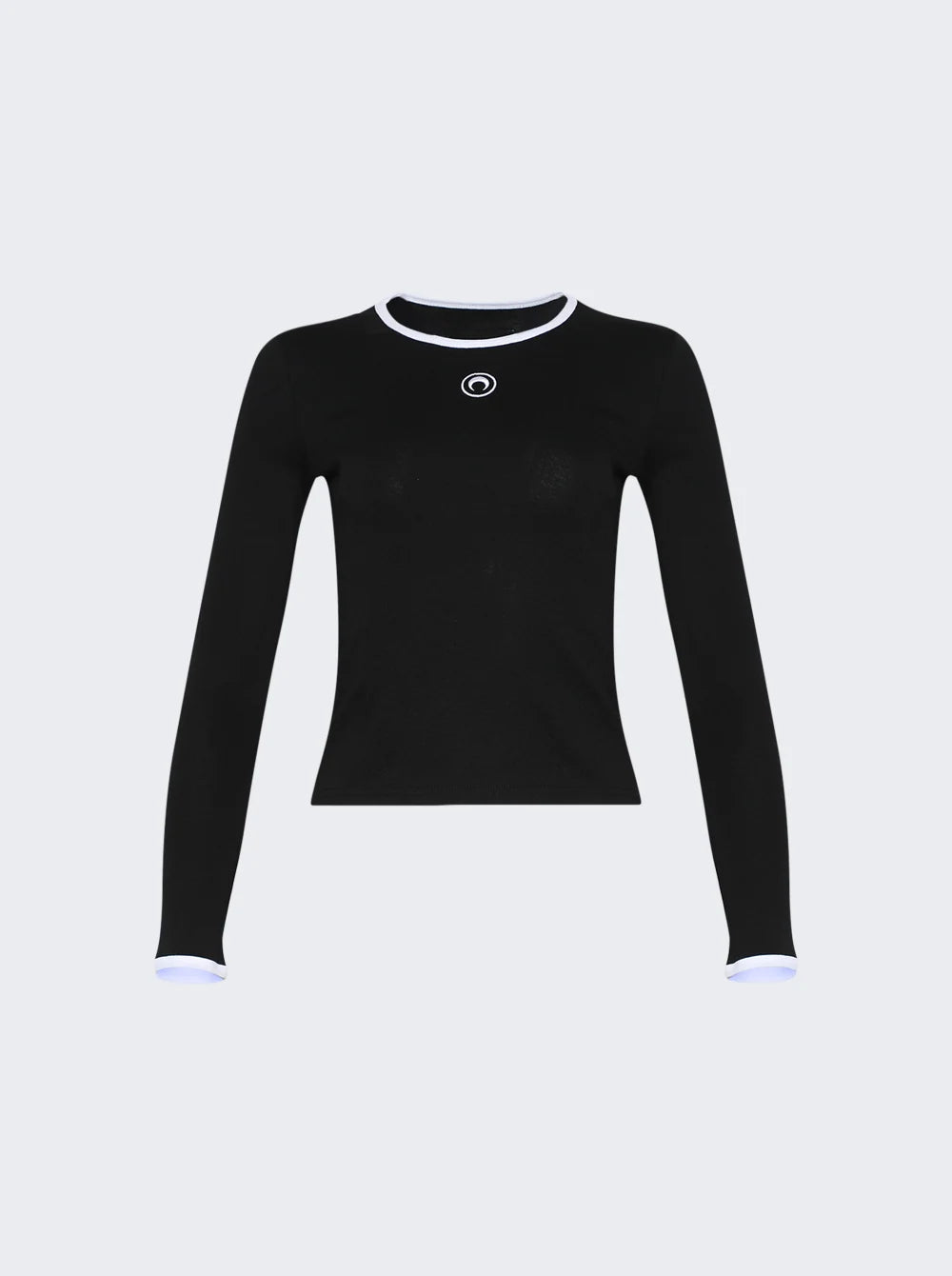 Out - Moon Logo Bicolor Jersey Ls T-Shir - Multicolore