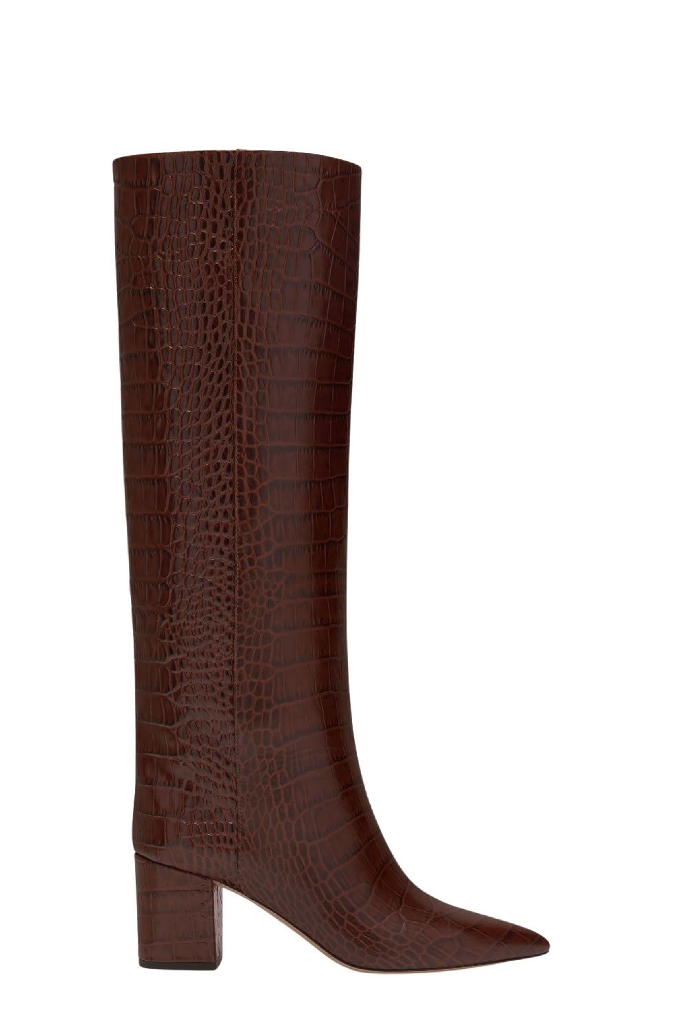 Bottes Anja 70 en cuir embossé - Cioccolato