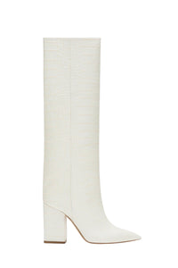 Bottes Anja 100 en cuir embossé - Bone China