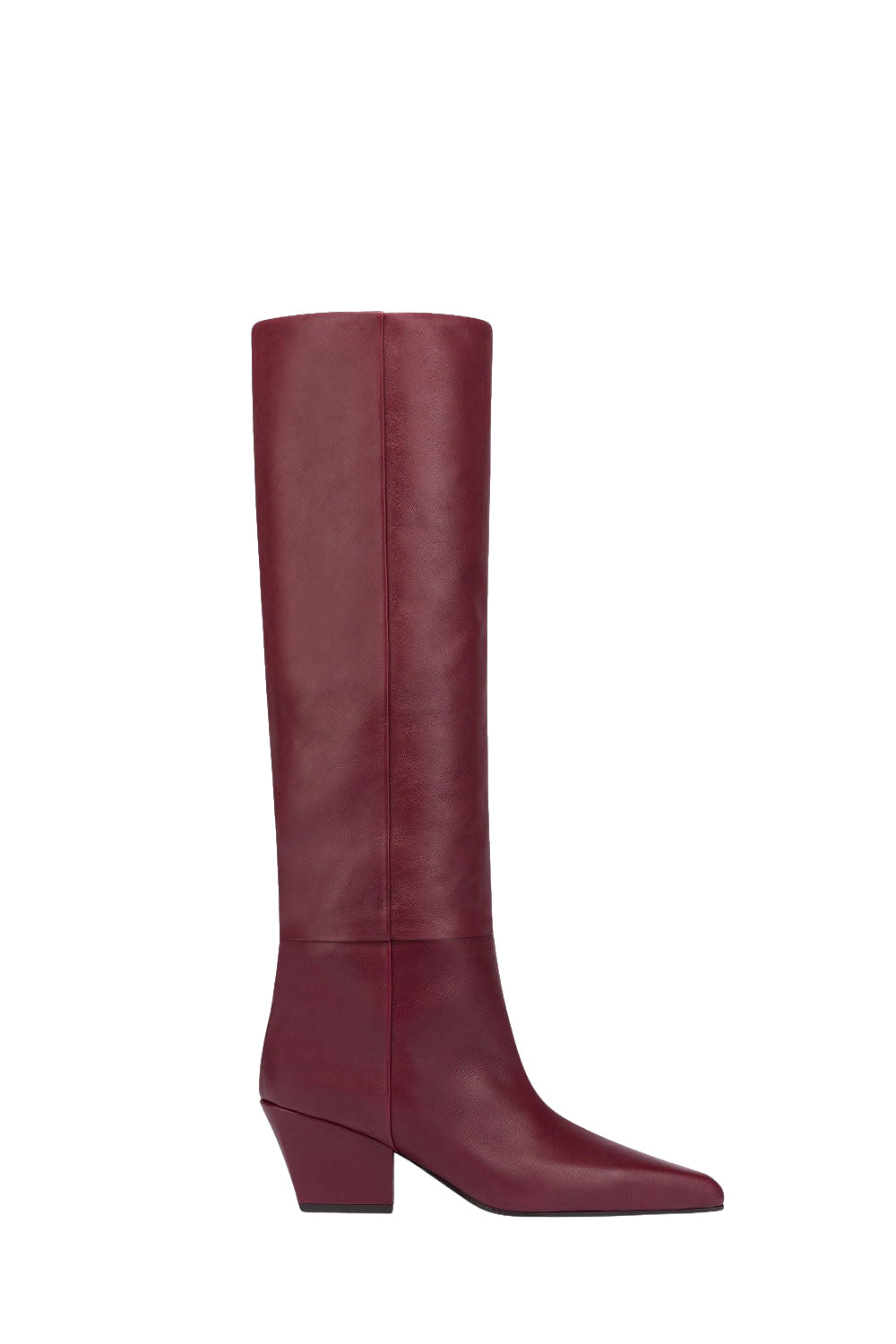 Bottes Jane 60 en cuir - Rouge Noir