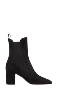 Bottines Anja 70 en daim - Off Black