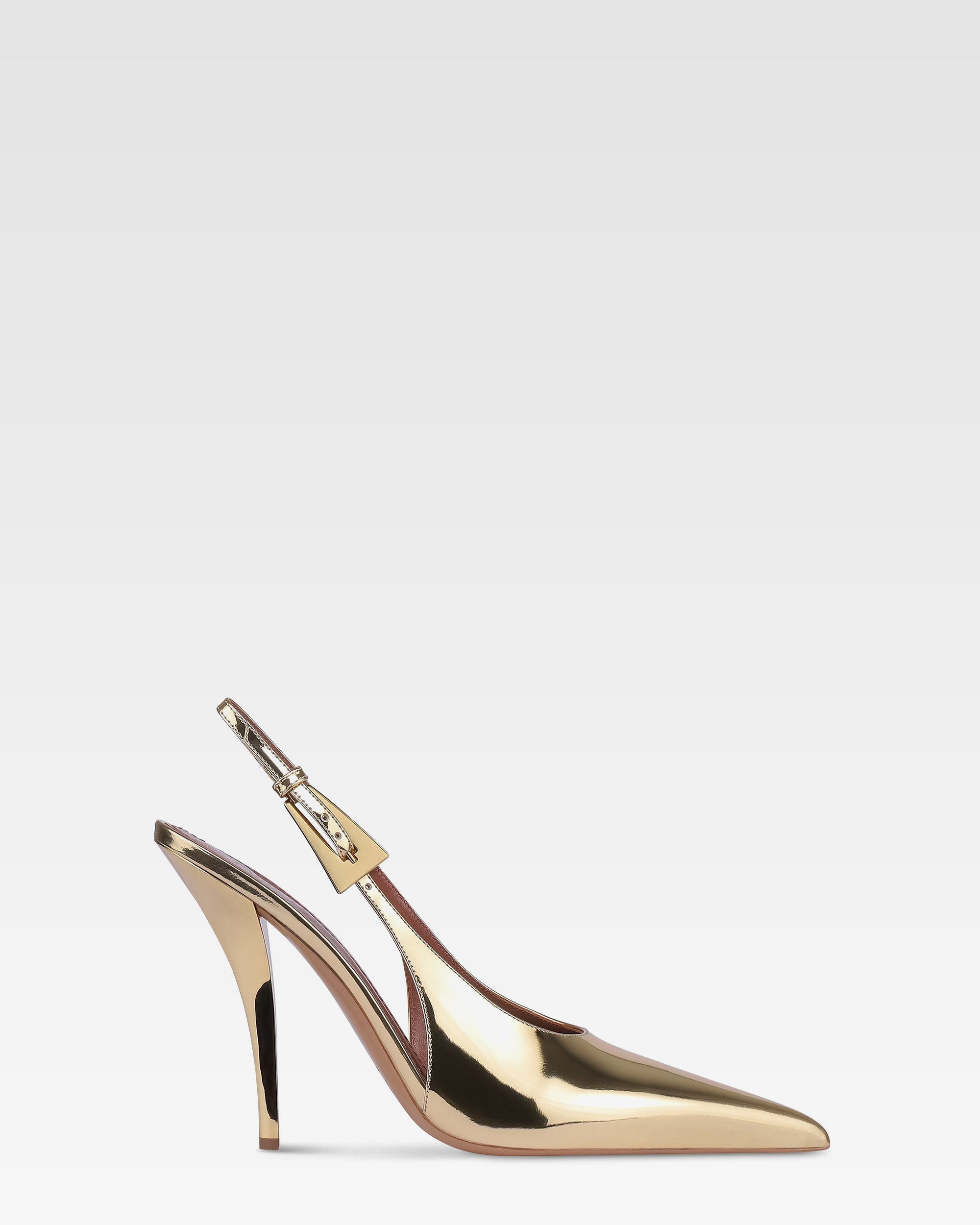 Gold Slingbacks - Gold