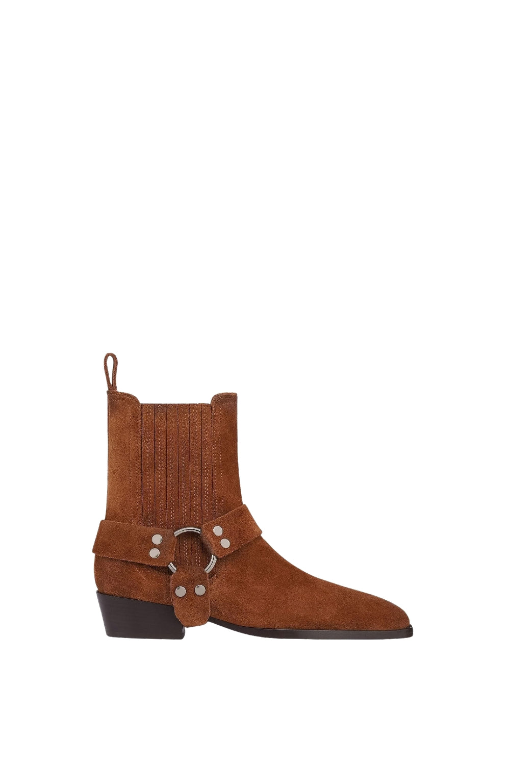 Helena suede ankle boots - Cognac