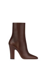 Lavinia 100 leather ankle boots - Ebano