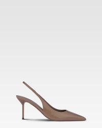 Taupe Slingbacks - Taupe