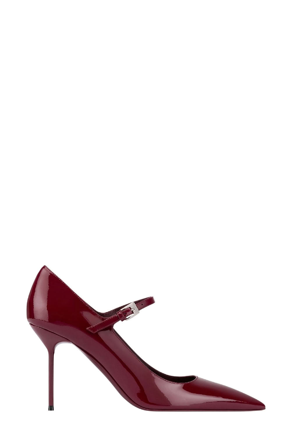 Escarpins Lidia 90 en cuir verni - Rouge Noir