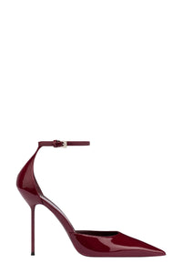 Escarpins Lidia en cuir verni - Rouge Noir