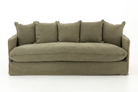 SOFA HIRA II GREEN LINNEN