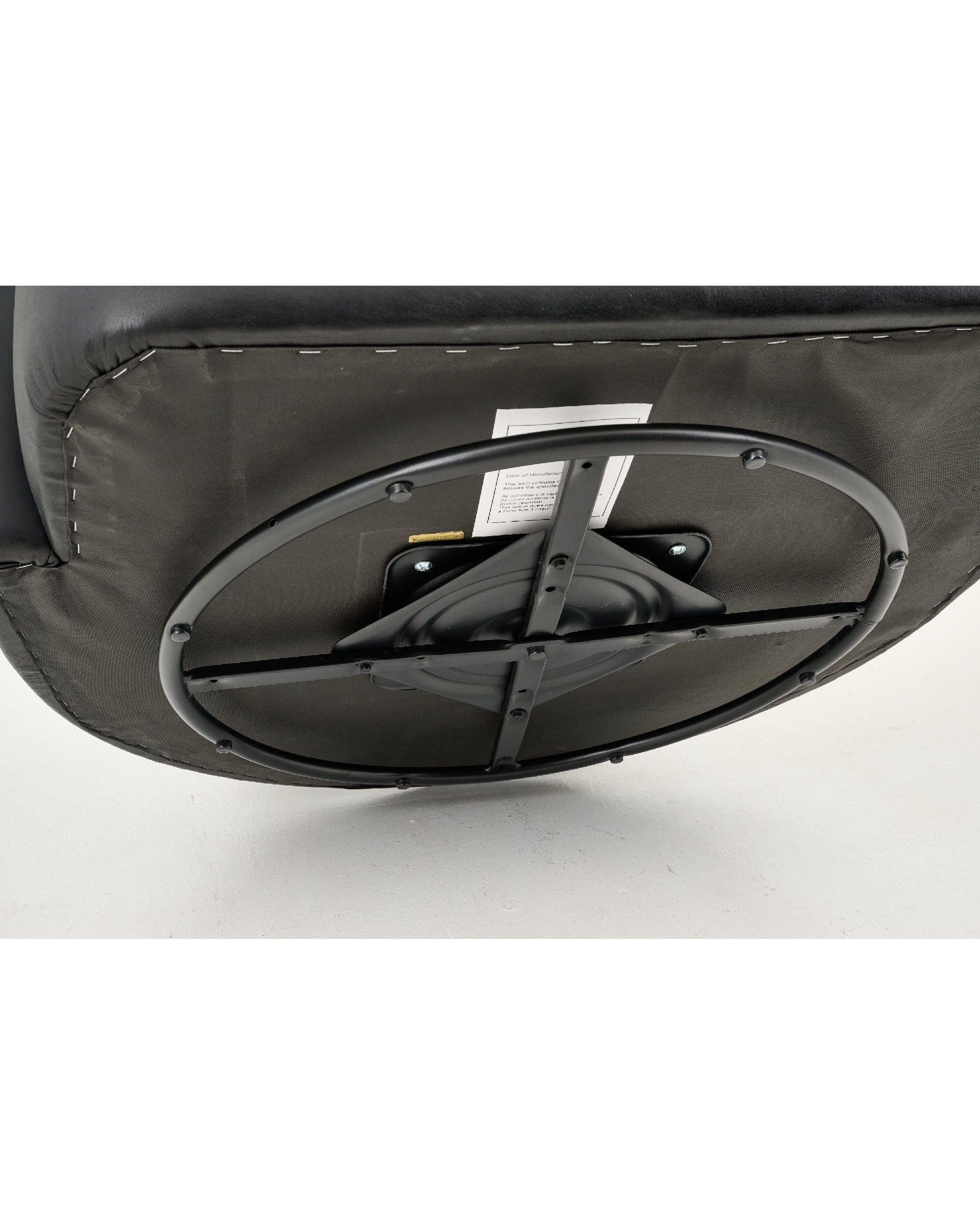 FAUTEUIL NELIA CUIR NOIR