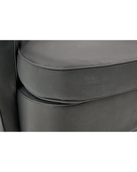 FAUTEUIL NELIA CUIR NOIR