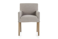 CHAISE BILLY III TISSU NATUREL