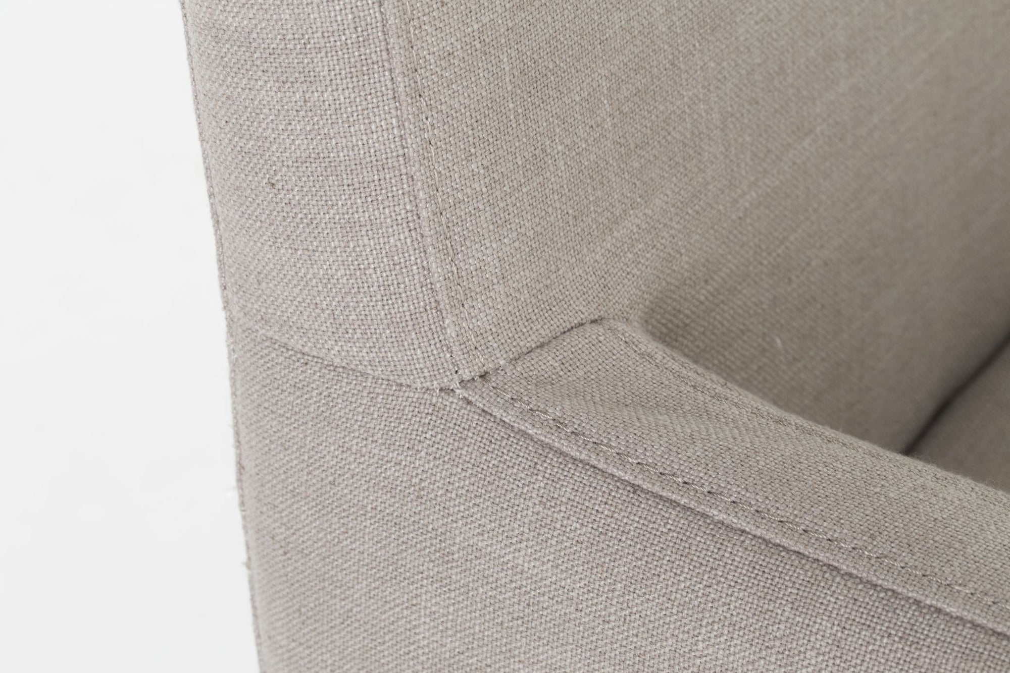 CHAISE BILLY III TISSU NATUREL