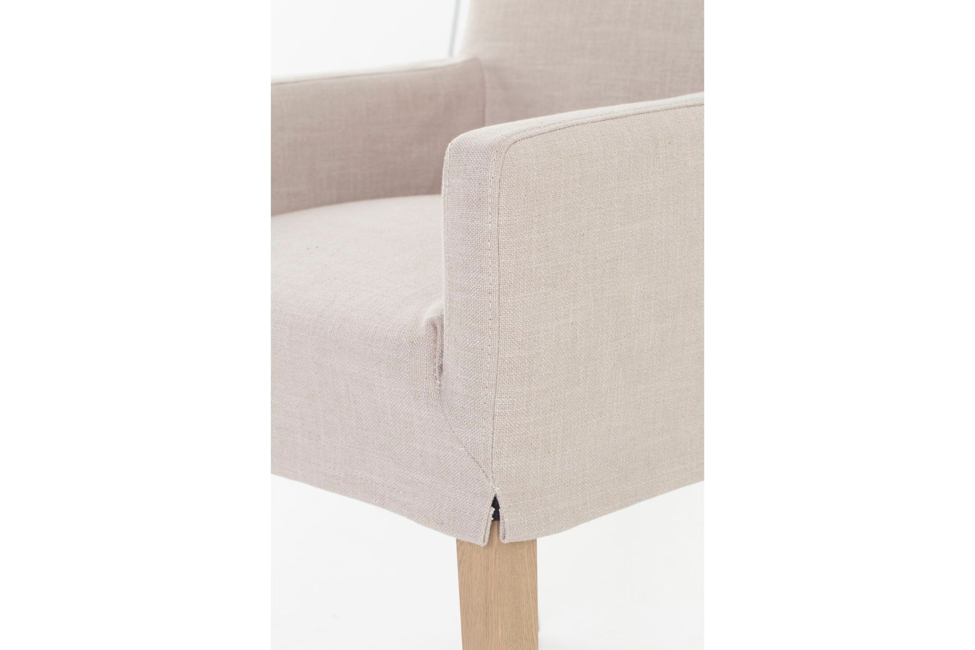 CHAISE BILLY III TISSU NATUREL