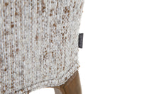 CHAISE CANTELLE BRUN/BLANC