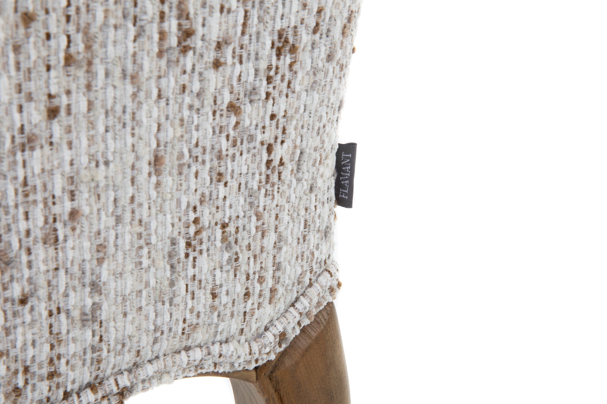 CHAISE CANTELLE BRUN/BLANC