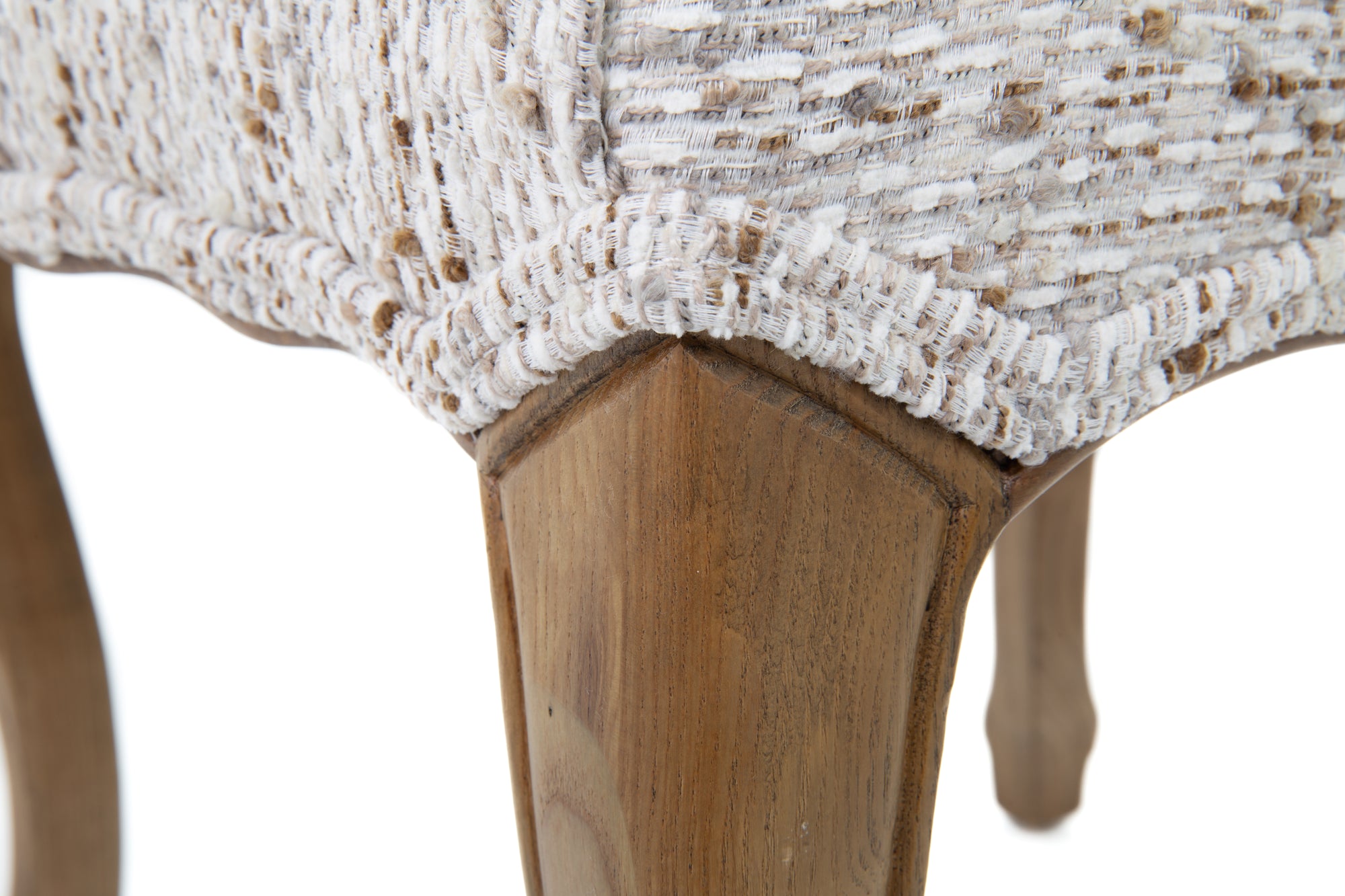 CHAISE CANTELLE BRUN/BLANC