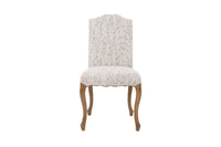 CHAISE CANTELLE BRUN/BLANC