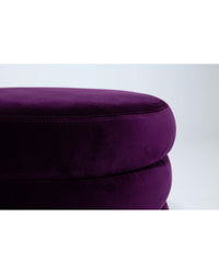 POUF BEATRICE ROND VIOLET