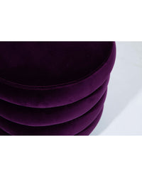 POUF BEATRICE ROND VIOLET