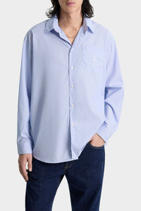 Chemise Vendome oversize à rayures - Blue Striped