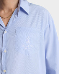 Chemise Vendome oversize à rayures - Blue Striped