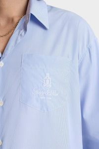 Chemise Vendome oversize à rayures - Blue Striped