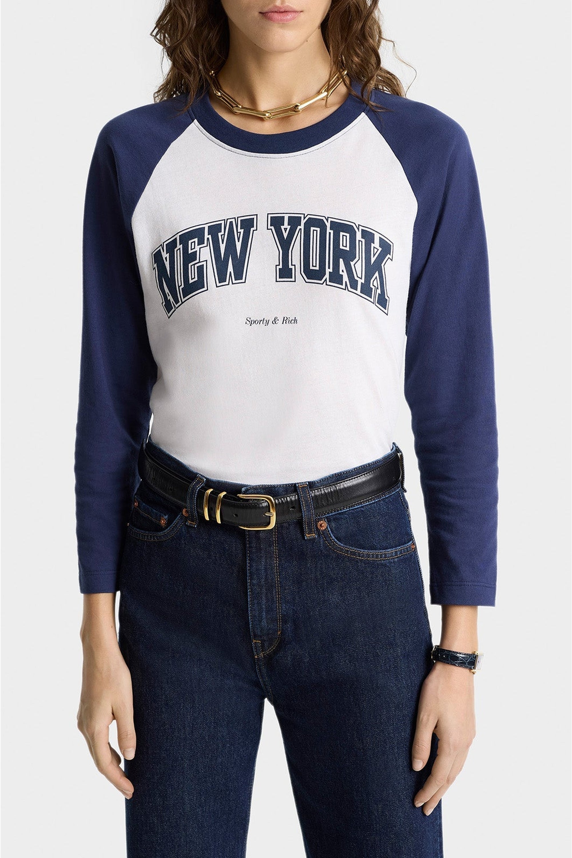 Pantalon large en denim - One Wash