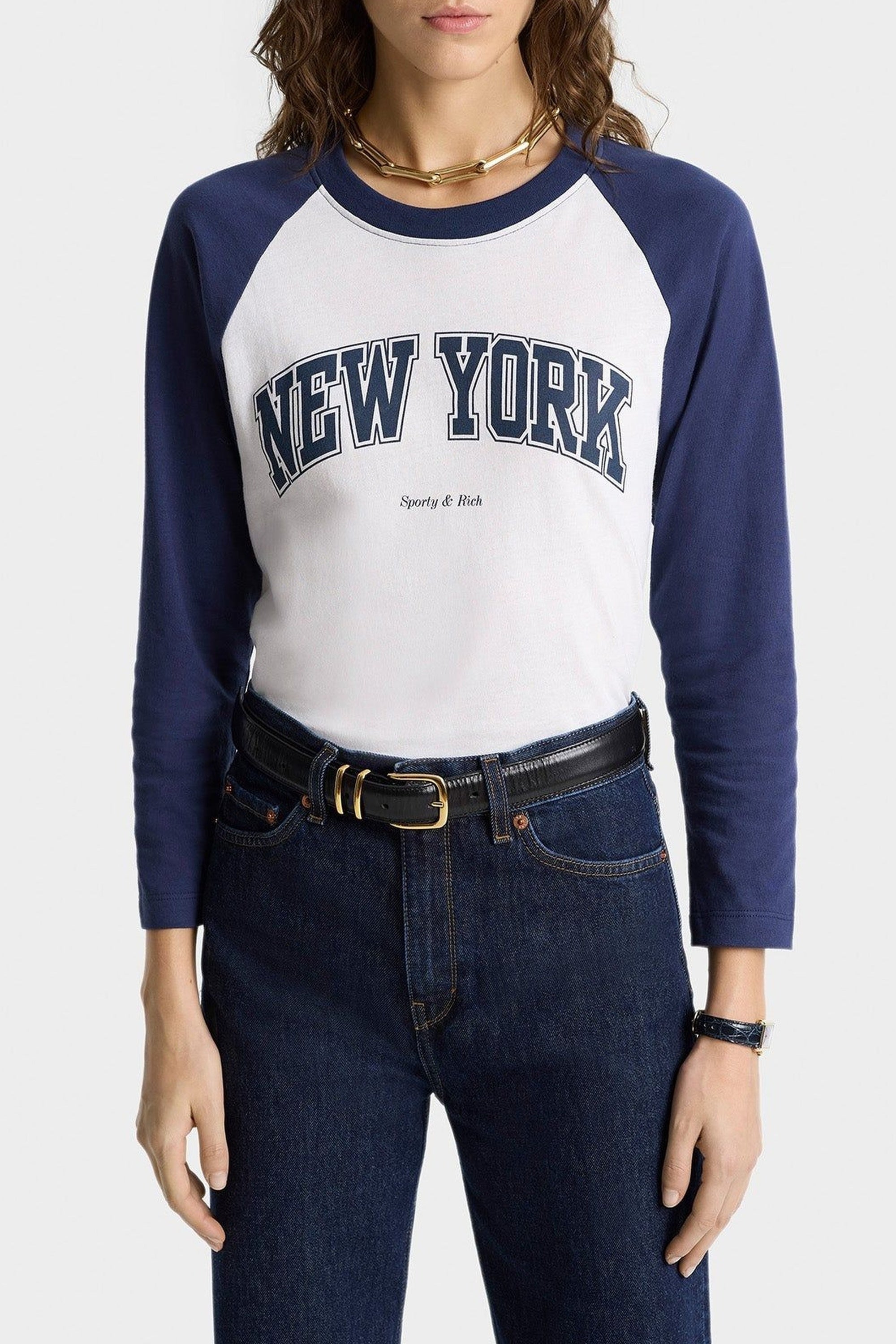 Pantalon ample en denim - One Wash