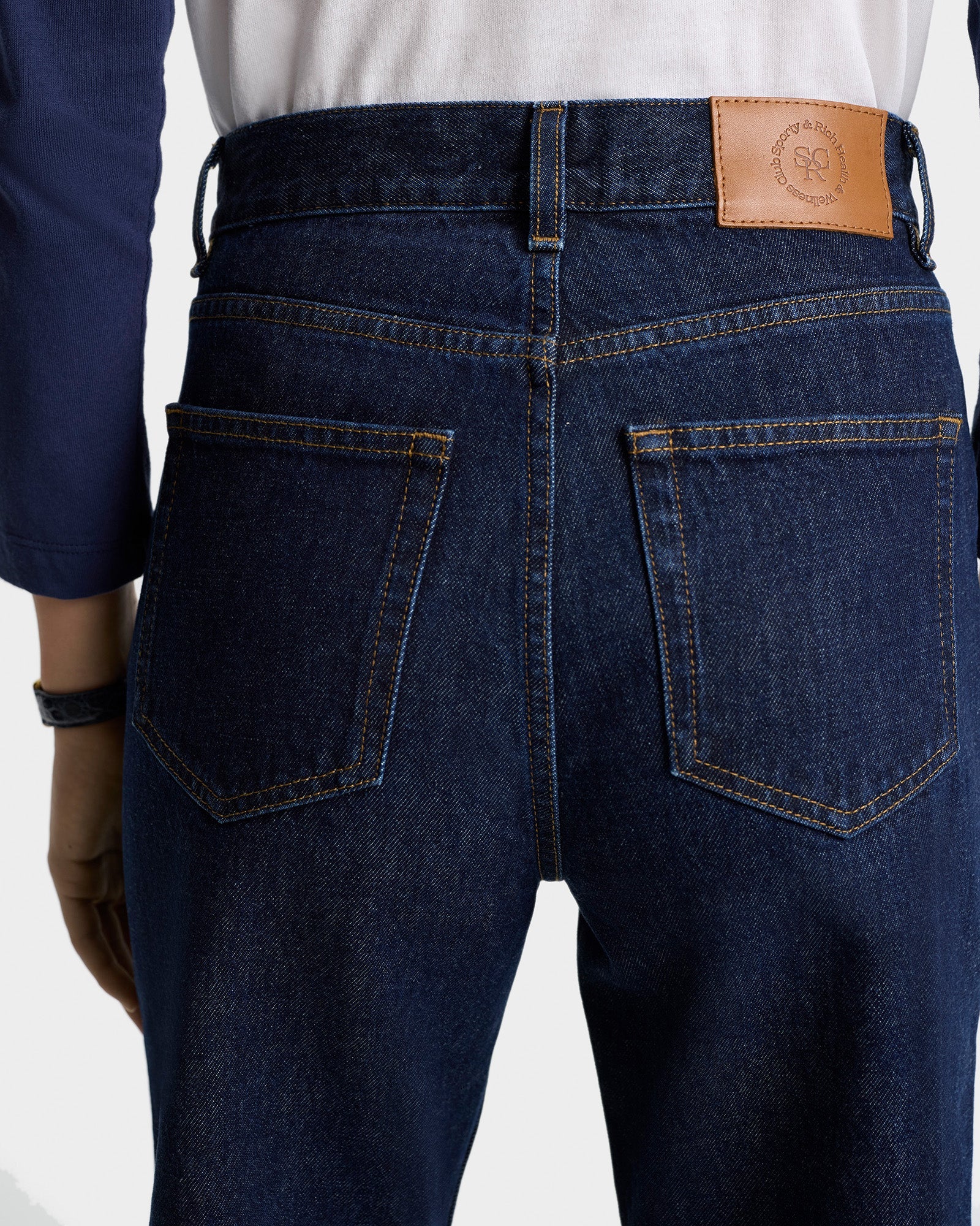 Pantalon large en denim - One Wash