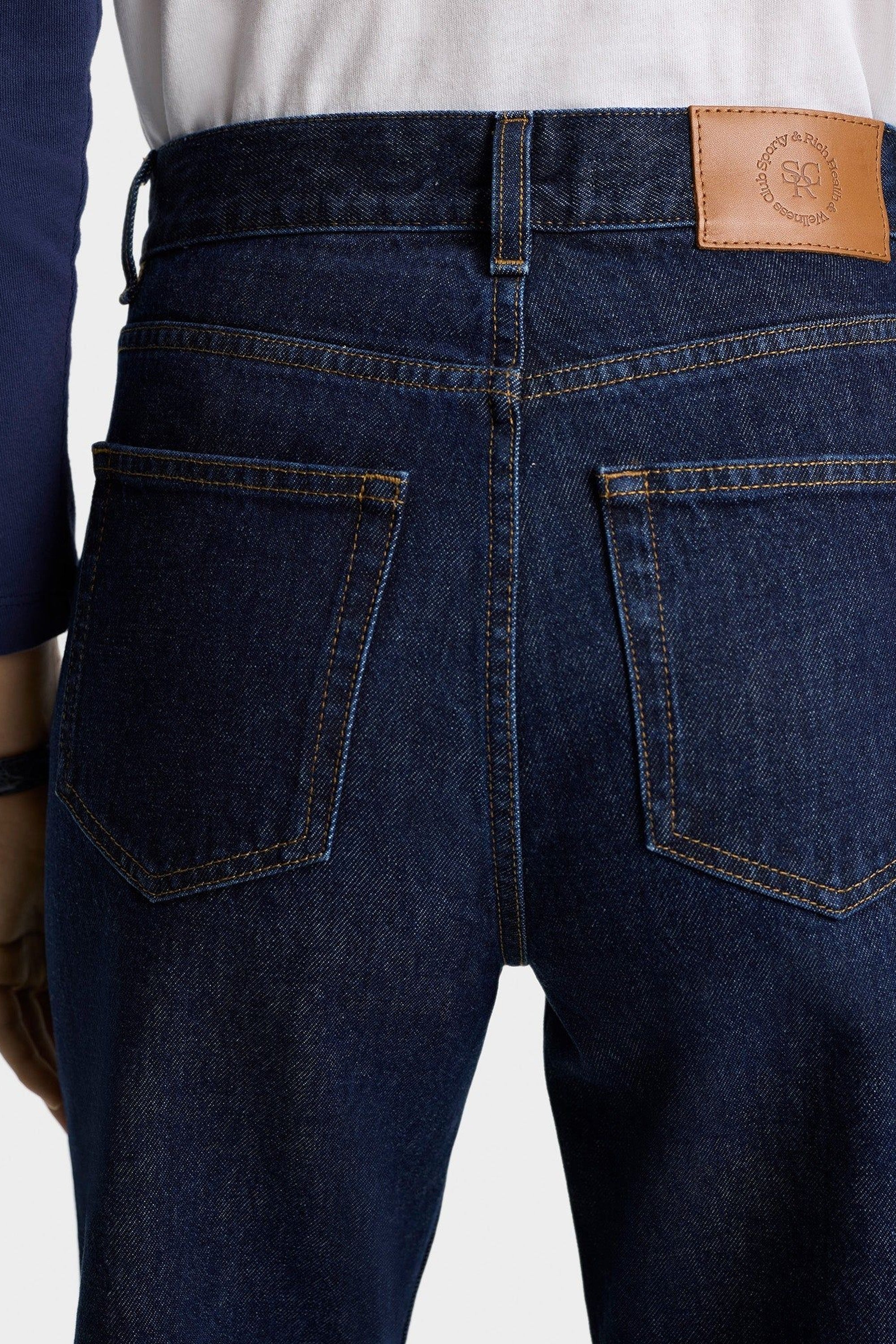 Pantalon ample en denim - One Wash