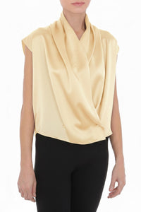Chemise en satin brillant - Ivory
