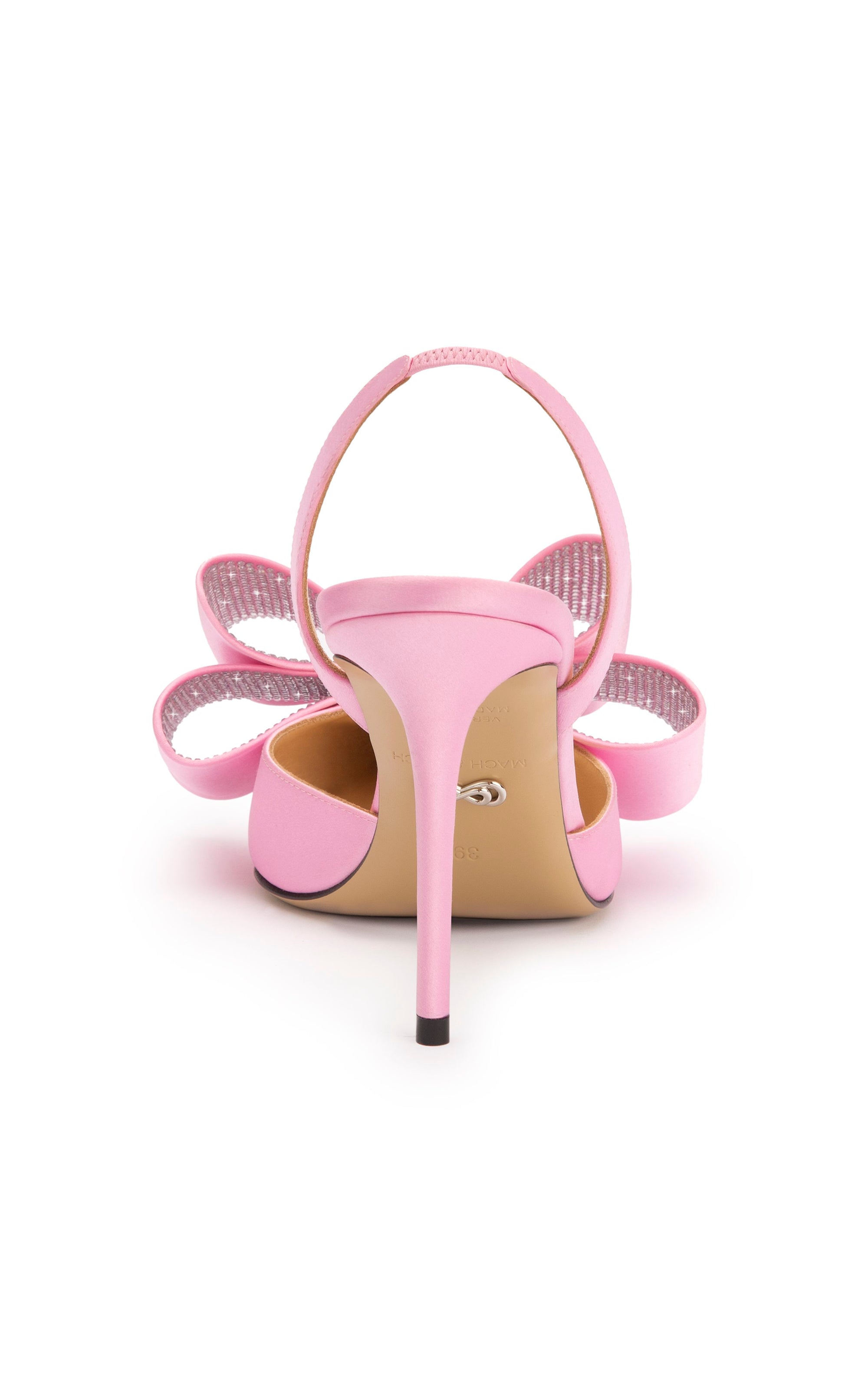Le Cadeau 95 silk slingback - Pink