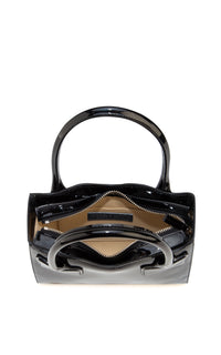 Patent leather Bow handbag - Black