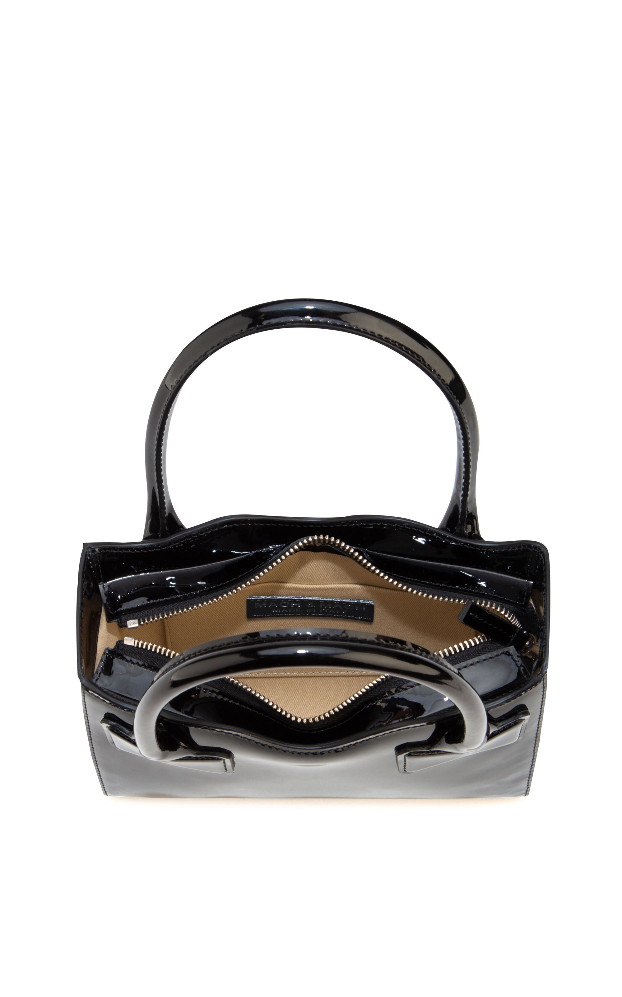 Patent leather Bow handbag - Black