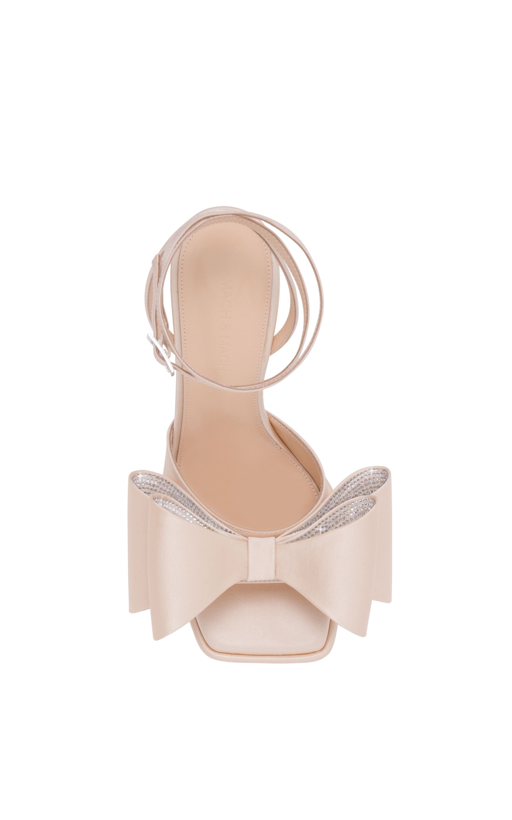 Le Cadeau 140 silk platform pumps - Beige