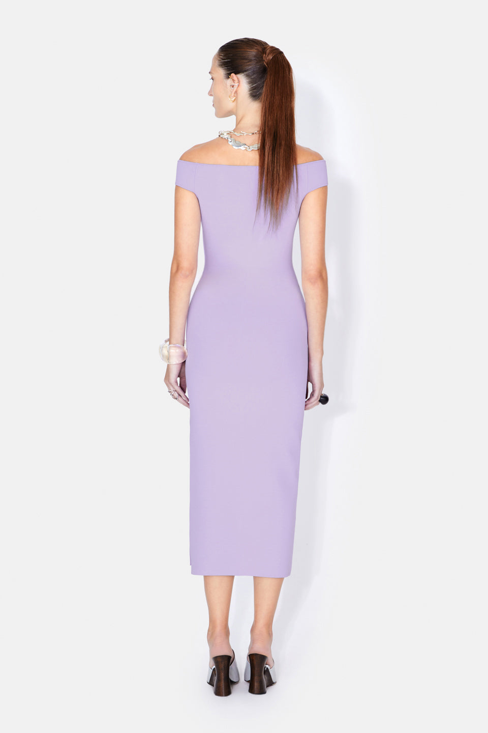 Aphrodite Midi Dress - Lilac
