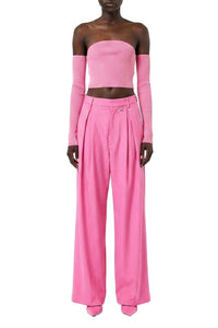 PINK // MAGLIA CROP/SWEATER CROP