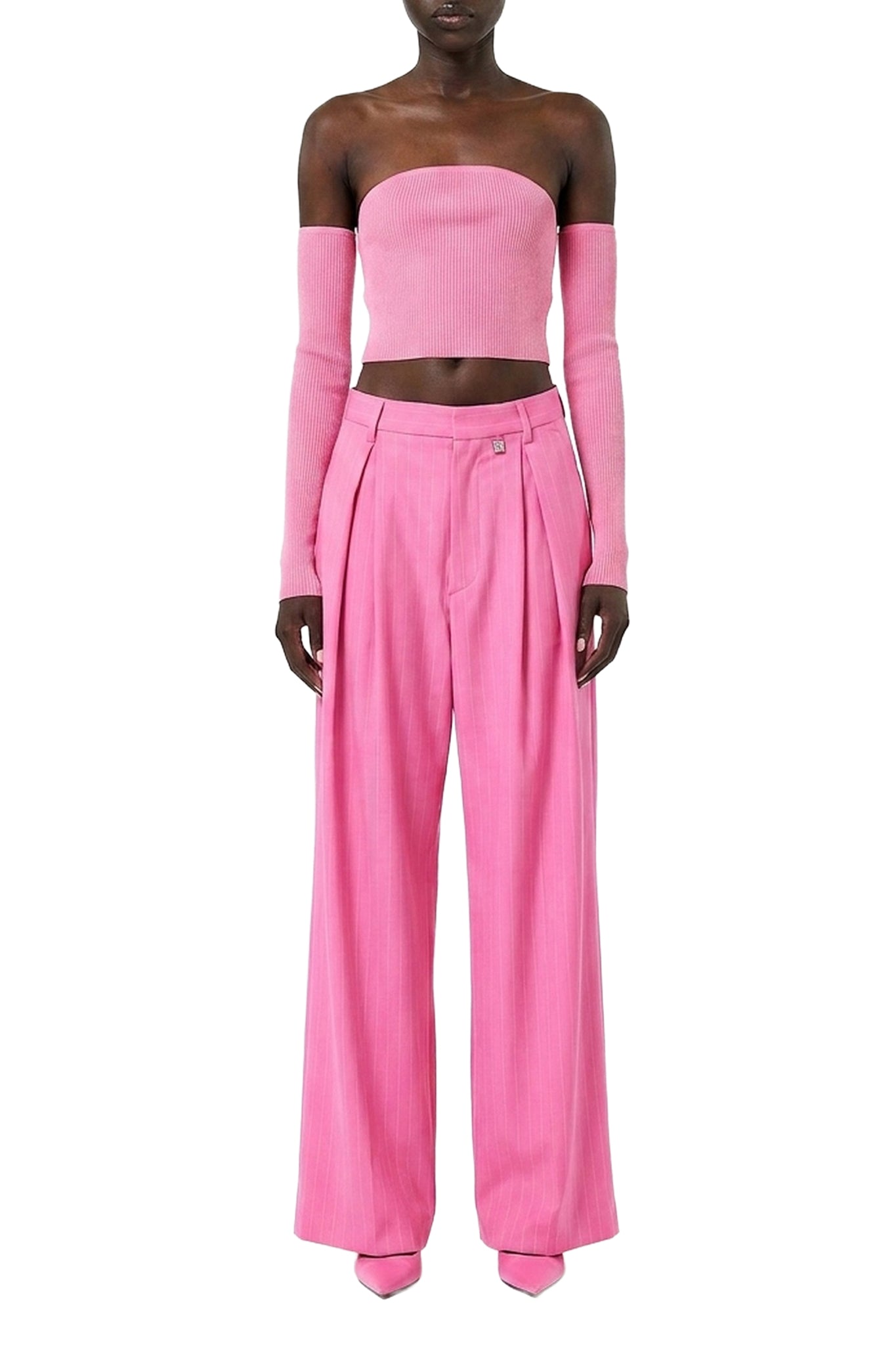 PINK // MAGLIA CROP/SWEATER CROP