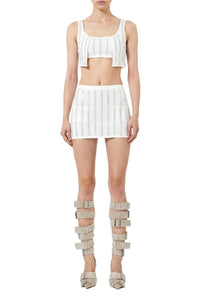 MILK WHITE // GONNA IN MAGLIA/KNITTED SKIRT