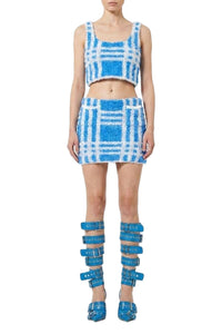 DEEP BLUE // GONNA IN MAGLIA/KNITTED SKIRT