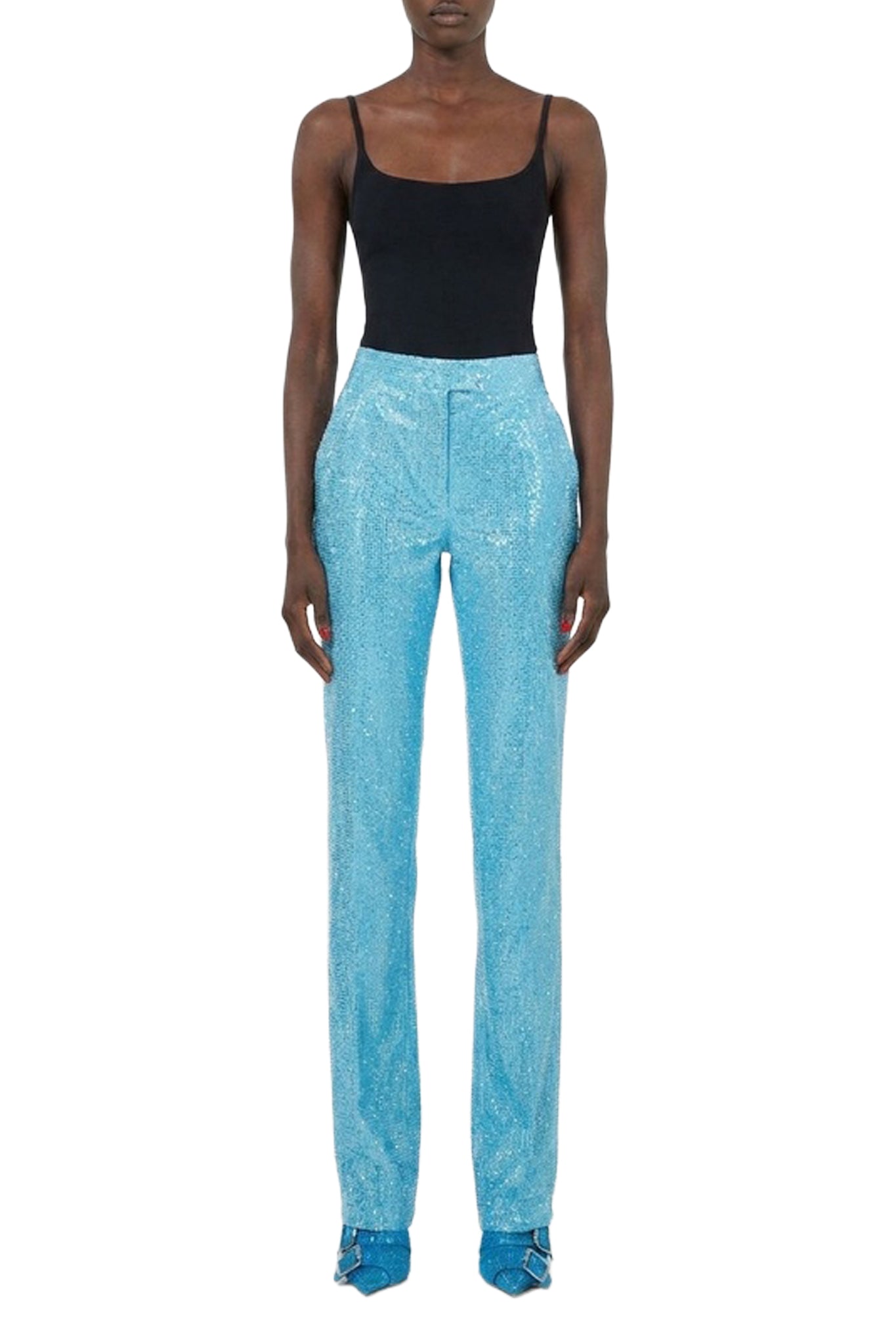 Pantalon à micro-strass - Deep Sky Blue