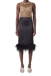 RECOLO BLACK /// BLACK // GONNA/SKIRT