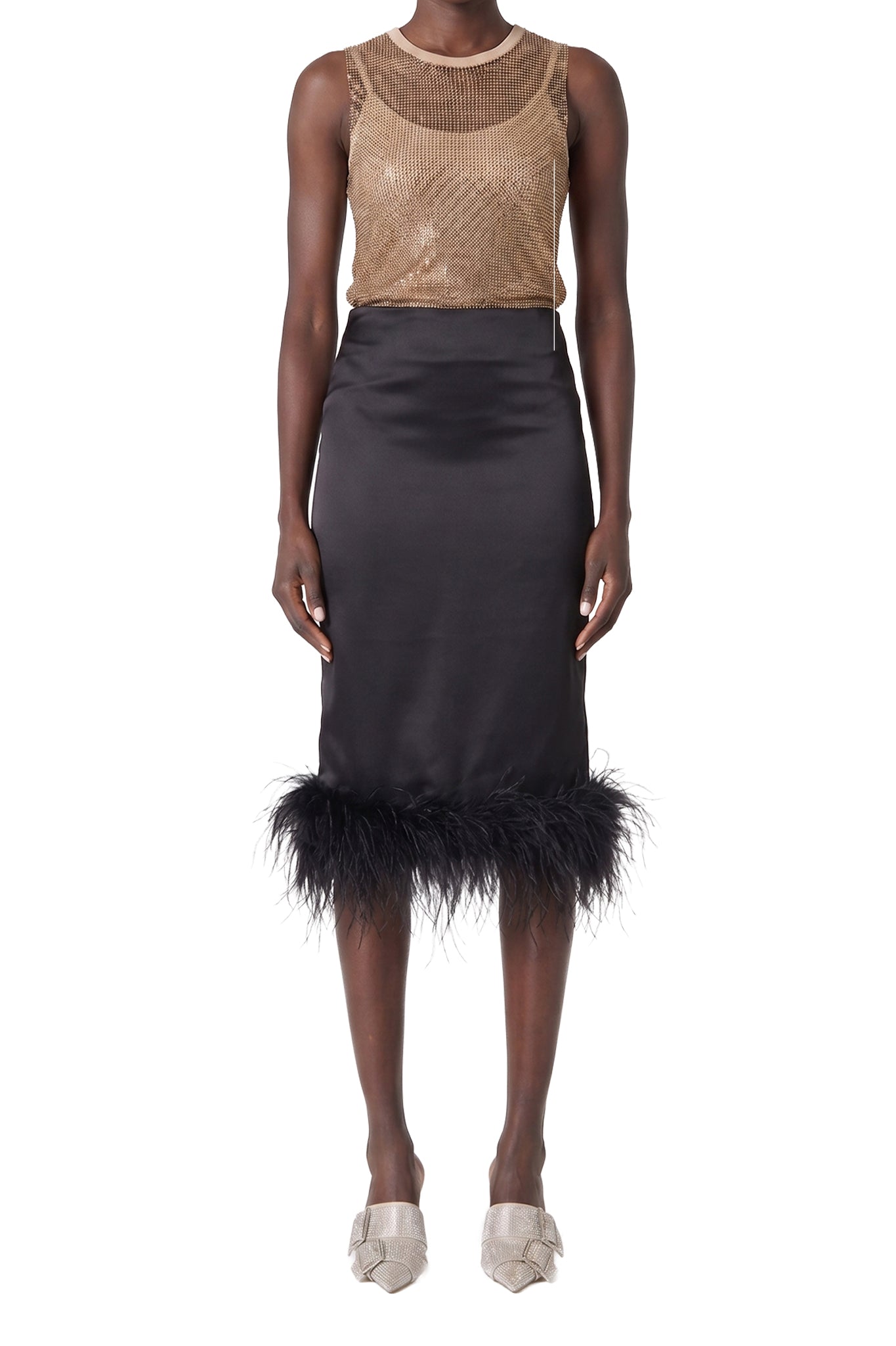 RECOLO BLACK /// BLACK // GONNA/SKIRT