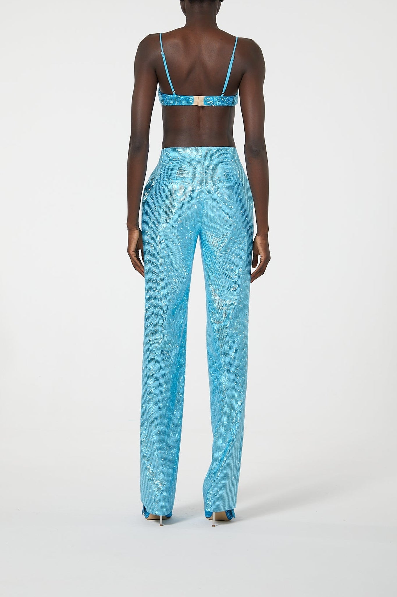 Brassière ornée de strass - Blue