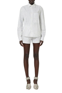 Chemise à strass - White