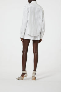 Chemise à strass - White