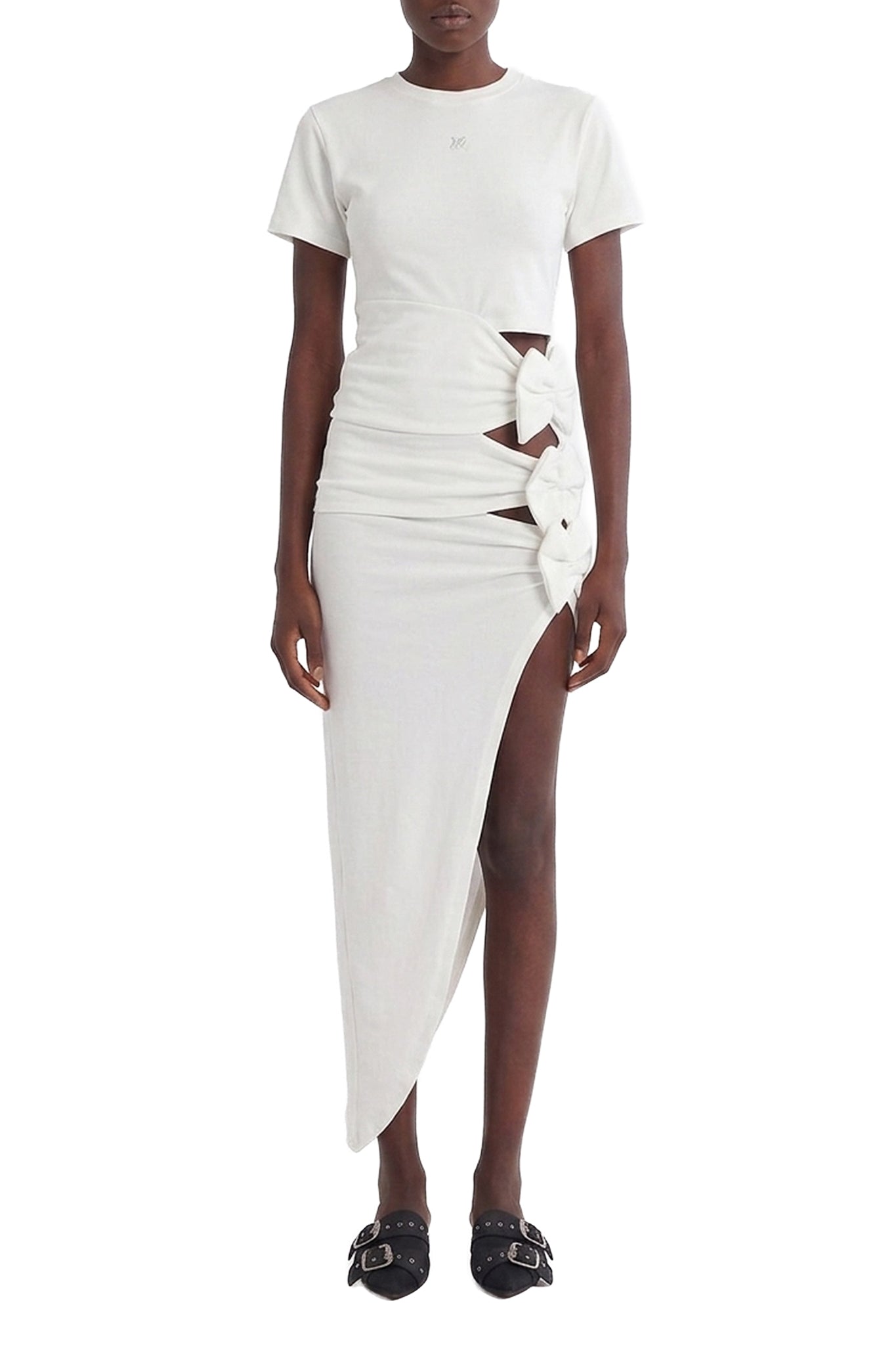 Robe longue cut-out - Milk